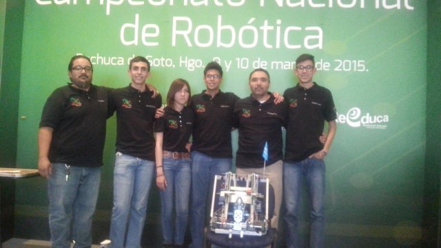 Ganan estudiantes del Cecytech concurso nacional de Robótica