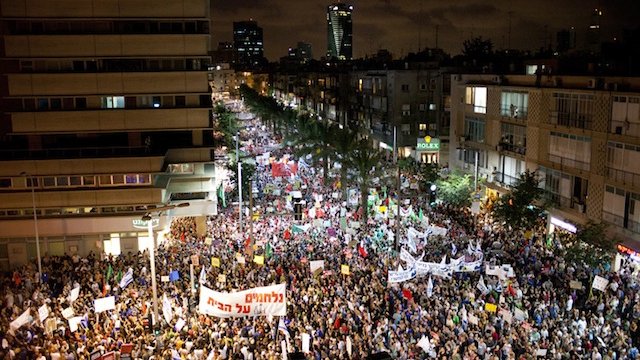 Se manifiestan 400 mil en Israel contra la injusticia