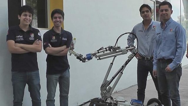 Ixnamiki Nahui el robot rescatista creado por estudiantes hidrocalidos 