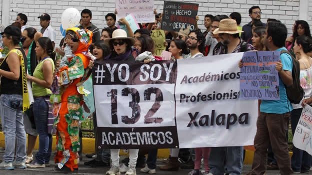Miles se manifiestan en el país contra Peña Nieto