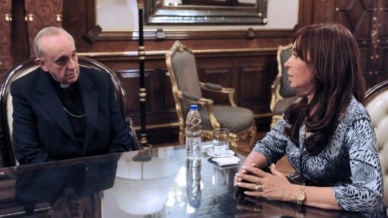 Cristina Fernández es la primera mandataria recibida por el nuevo Papa