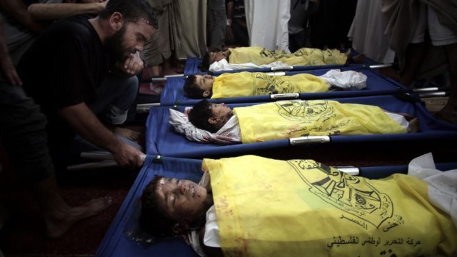 Brutal ataque de Israel contra un grupo de niños: seis muertos