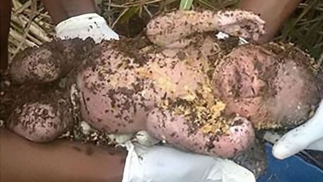 Rescataron vivo a un niño luego de tres días de que su madre lo enterrara