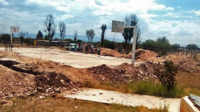 Inicia construcción de domo en Francisco Murguía, Nombre de Dios