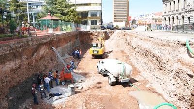 Descarta Municipio vestigios en excavaciones de la Independencia