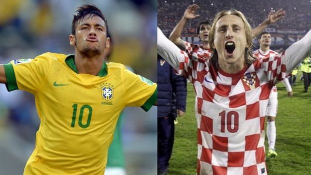 Neymar marca 2 goles, Brasil debuta con triunfo en su Mundial