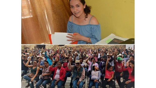 Sara Álvarez, candidata del PRI, PANAL y PVEM a la presidencia de Armadillo