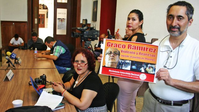 Denuncian en Chihuahua a Graco Ramírez como violento y represor