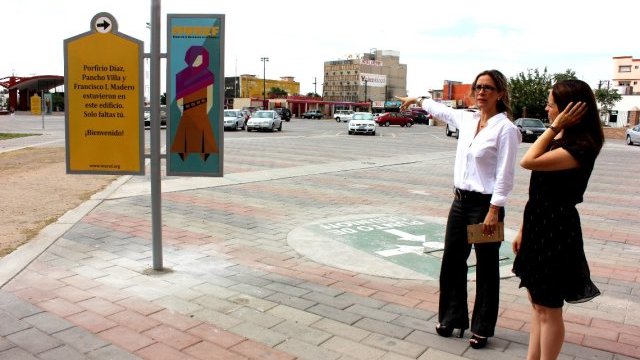 Develan mural y estrenan señalética en Museo de la Revolución de Juárez