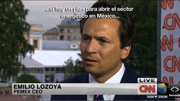 Pemex no recibirá inversión privada, afirma Lozoya
