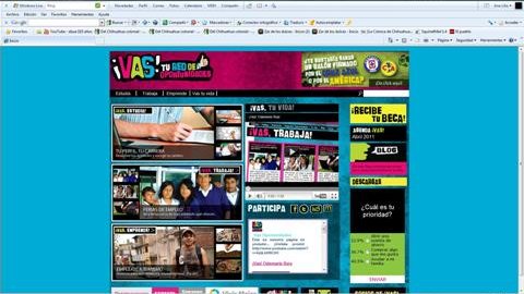 Lanzan nuevo portal de internet para la población joven