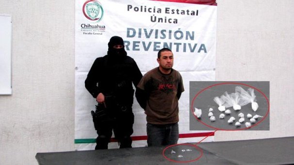 Detienen a joven narcomenudista en el centro de Juárez 
