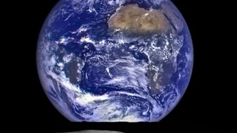 Nueva y mejor imagen de la Tierra es capturada desde la Luna