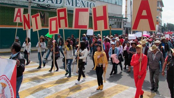 30 mil antorchistas exigieron al gobierno de Alfredo del Mazo solución urgente a demandas sociales 