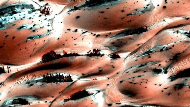 Imágenes increíbles de las dunas marcianas