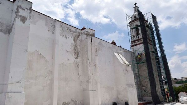 Logra Brasil Acosta restauración en templo de San Sebastián Mártir 