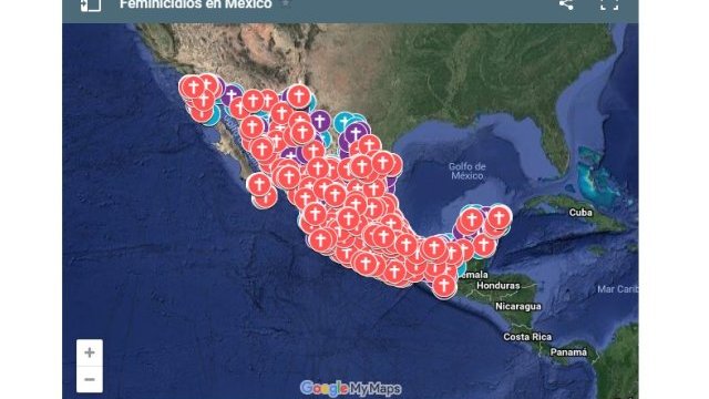 Una sola mujer hace el mapa más detallado de feminicidios en México