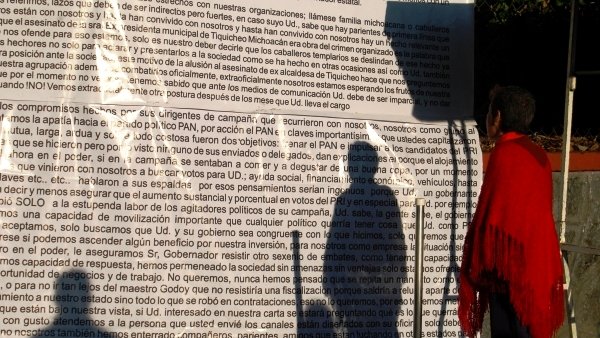 Caballeros Templarios desenmascaran  al gobierno de  Michoacán