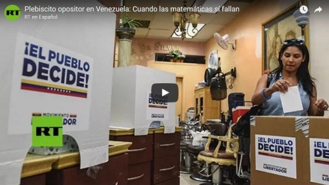 Plebiscito opositor en Venezuela: Cuando las matemáticas sí fallan