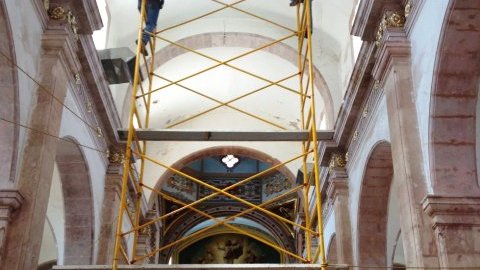 Interviene el INAH para restaurar templo de San Jerónimo de Aldama