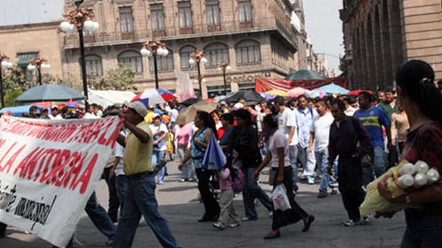 Se solidarizan chihuahuenses con potosinos en lucha