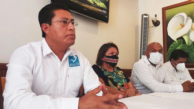 Denuncian violento atentado contra equipo de candidato de Nueva Alianza en Huajuapan de León