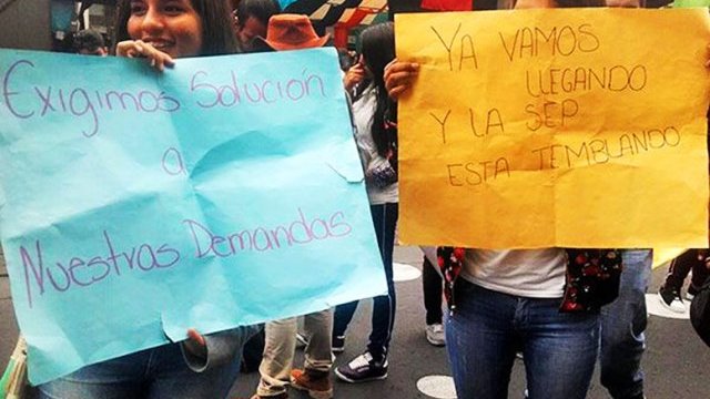 La SEP ignora a estudiantes de la Ciudad de México