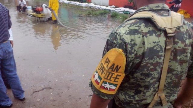 Echa a andar el Ejército el Plan DN-III por lluvias intensas