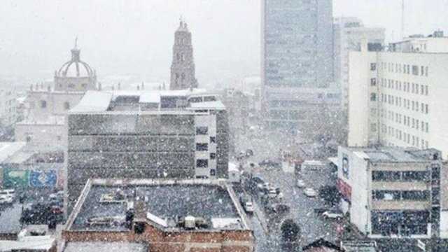 Prevén posible caída de nieve o aguanieve en el estado de Chihuahua