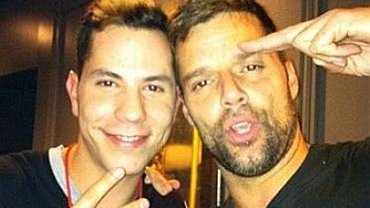 Se fotografían juntos Ricky Martin y Christian Chávez