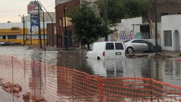 Se inunda Ciudad Juárez