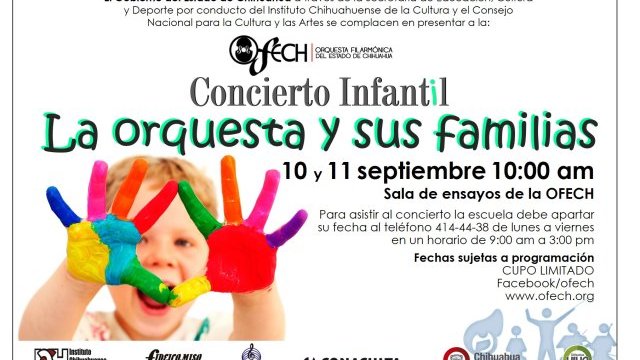 Ofrece Orquesta Filarmónica de Chihuahua concierto didáctico