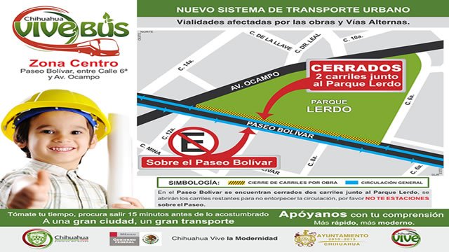 Cerrarán mañana parcialmente la calle Bolívar