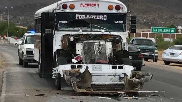 Nueve lesionados por choque de camiones en San Guillermo