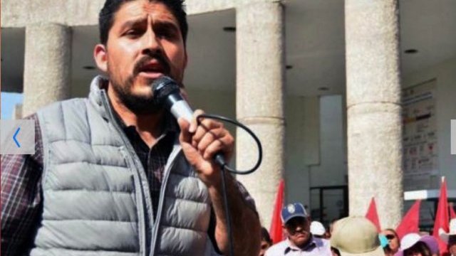 Policía Estatal de Hidalgo detiene a líder antorchista Andrés Pérez y a tres activistas