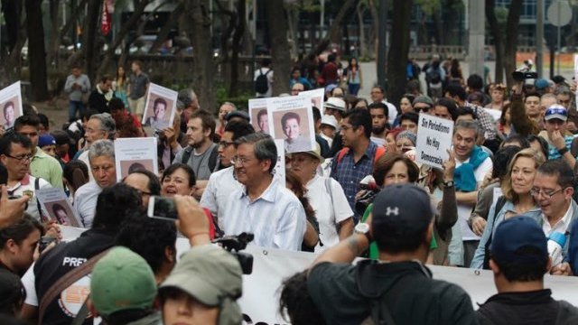 Marchan en México por justicia para periodistas asesinados
