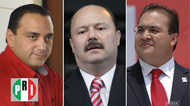 En el PRI piden expulsar a gobernadores de Chihuahua, Veracruz y Quintana Roo