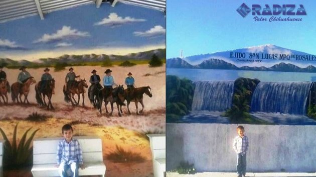 Buscan conservar murales de escuela en el Viejo San Lucas
