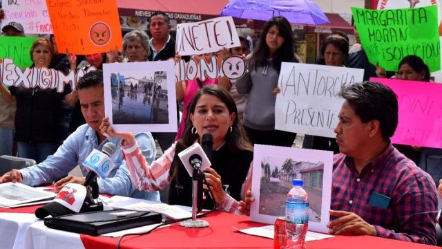 Demandan obras y cumplimiento al alcalde de Chalco