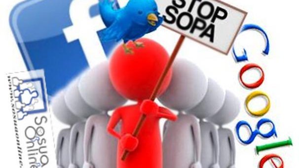 Amenazan los grandes del internet en cerrar por unas horas en repudio a  SOPA