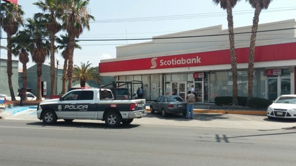 Nuevo asalto de banco en Chihuahua, ahora a un Scotiabank