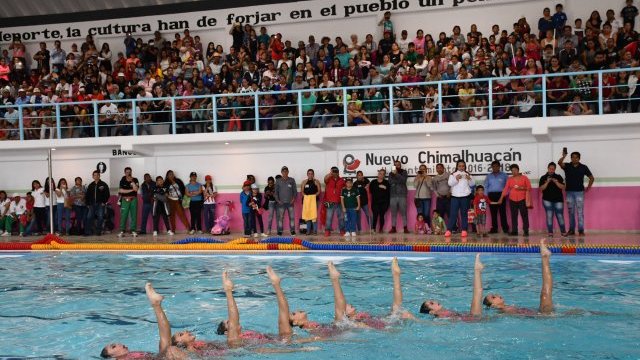 Inauguraron alberca semiolímpica en Deportivo La Laguna