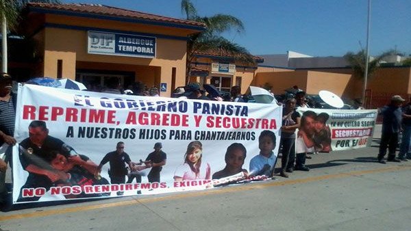 Libera DIF de Baja California a niños antorchistas 
