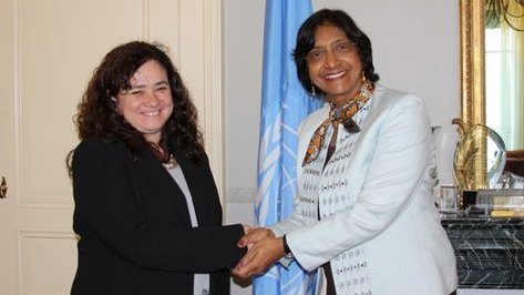 Alta Comisionada de la ONU se reúne con organismos de mujeres