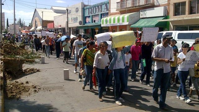 Respuesta nula a demandas sociales en Jiménez