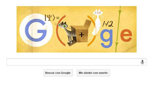 Doodle de Google rinde homenaje al físico austriaco Erwin Schrödinger