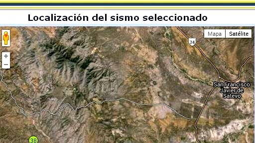 El sismo más reciente en Chihuahua, uno de 4.3 grados, en Satevó