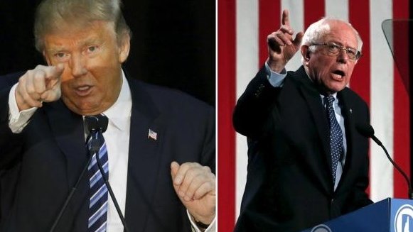 Sanders y Trump se perfilan para ganar en Nueva Hampshire