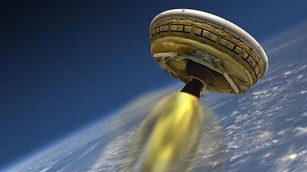 Pone a prueba la NASA, su platillo volador a Marte