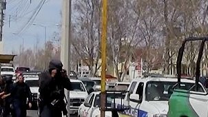 Emboscada en contra de policías estatales en Plaza Saucito
